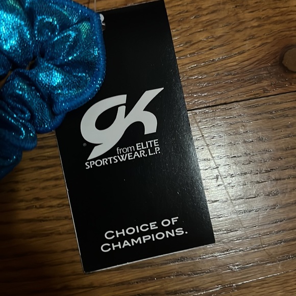 NWT multi color neon GK gymnastics tumbling dance leotard w/Scrunchie sz AL - Picture 5 of 9